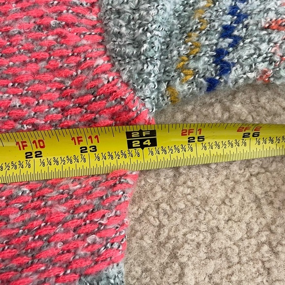 Sincerely Jules Wool‎ Blend Women’s Size Small Open Front Multicolor Cardigan - Picture 8 of 9